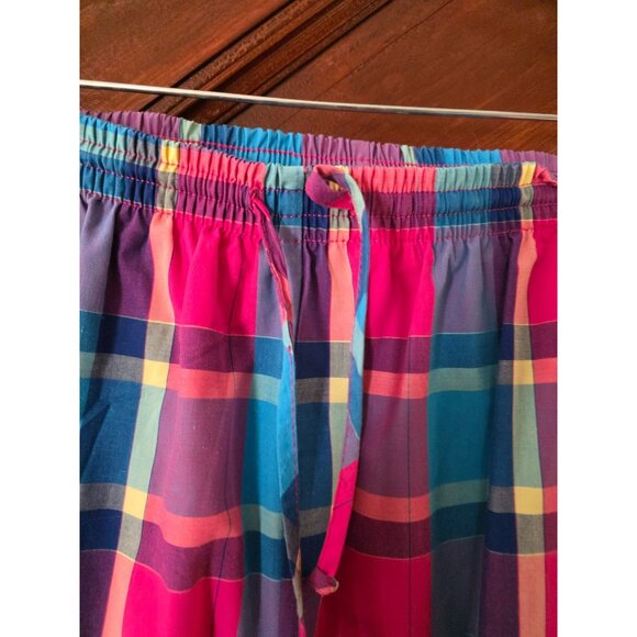 Alfred Dunner Womens Plaid Sleeveless Top & Drawstring Pants Set Size 12 - Picture 8 of 9